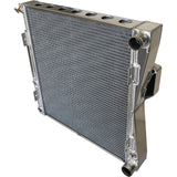 BSC 23.5in x 23.5in x 3in Lightweight Double Pass Aluminum Radiator With Mounts For Northeast Dirt Modified