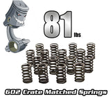 KillerCrate Premium 81lb Matched Valve Springs for 602 Crate
