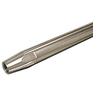 BSC 17.5" Length x 1.25" OD. Radius Rod, 5/8" RH & LH Tap, Polished Aluminum