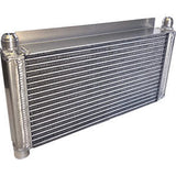 BSC Lightweight Oil Cooler, 15.5" x 9" With 1" Flanges